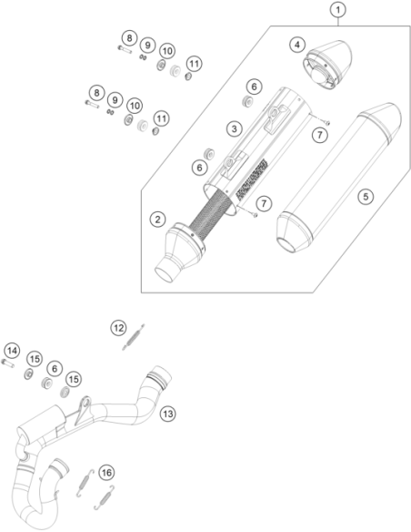 Ten.spring L=75mm Ey.moveable (KTM/HVA/GG)