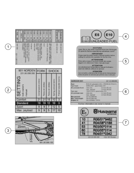 Sticker "owners Manual (KTM/HVA/GG)