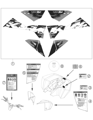 Sticker "owners Manual (KTM/HVA/GG)