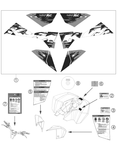 Sticker "owners Manual (KTM/HVA/GG)