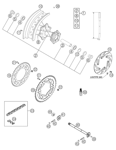 Connecting Link FOR 50310165118 (KTM/HVA/GG)