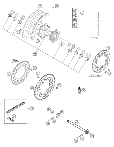 Connecting Link FOR 50310165118 (KTM/HVA/GG)