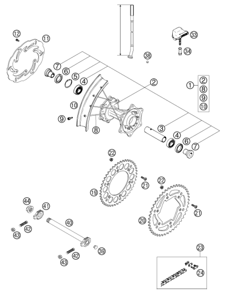 Connecting Link FOR 50310165118 (KTM/HVA/GG)