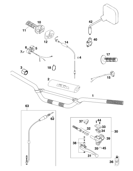 Clamp Engine Stop Switch (KTM/HVA/GG)