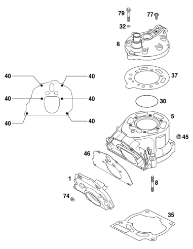 HH Collar NUT M 8 Ws=12 (KTM/HVA/GG)