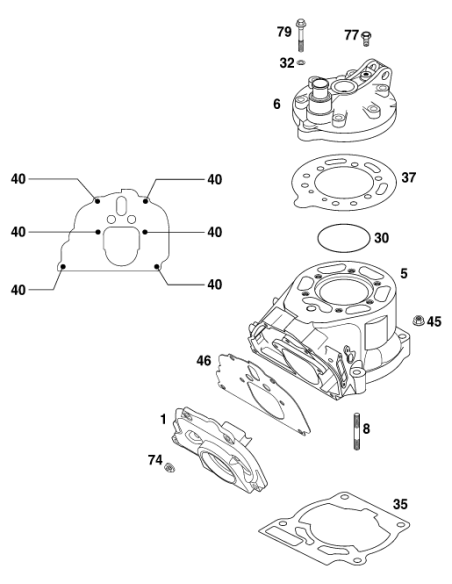 HH Collar NUT M 8 Ws=12 (KTM/HVA/GG)