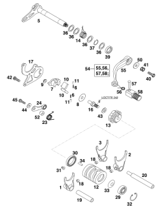 Locating Lever Spring 2,5mm'98 (KTM/HVA/GG) 2