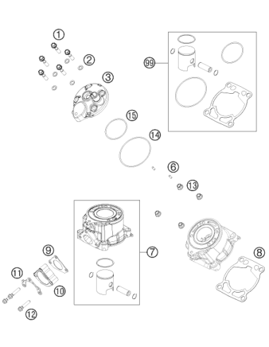 Cylinder Head Screw (KTM/HVA/GG)
