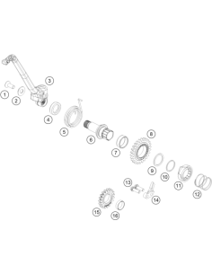 Bushing Idler Gear (KTM/HVA/GG)