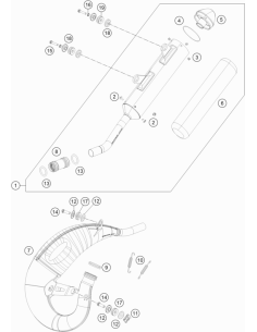Mainfold 125/150 SX (KTM/HVA/GG)