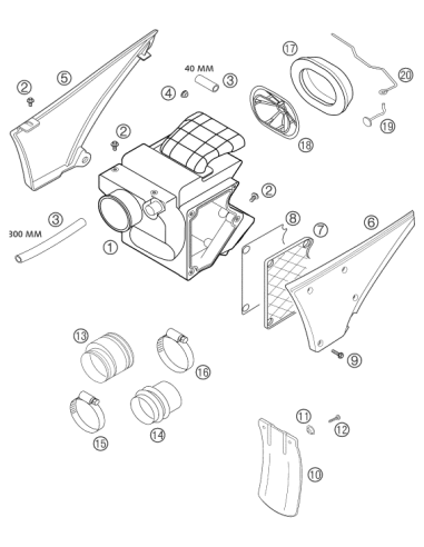 Hose Clamp 50-70mm (KTM/HVA/GG)