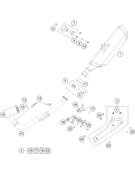 Self-locking NUT M8 CU (KTM/HVA/GG)
