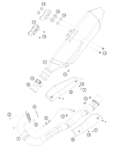 Self-locking NUT M8 CU (KTM/HVA/GG)