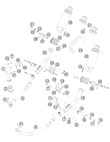 Self-locking NUT M8 CU (KTM/HVA/GG)