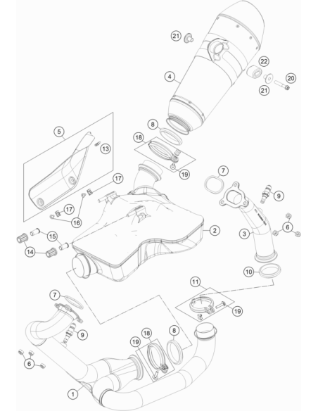 Self-locking NUT M8 CU (KTM/HVA/GG)