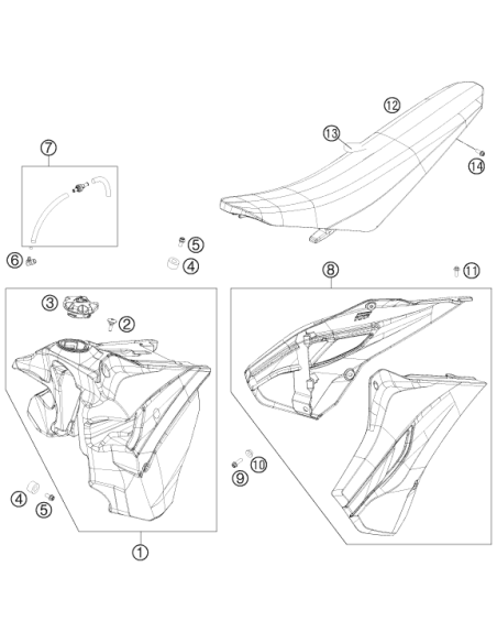 Angle Piece 90 Degree M10x1 (KTM/HVA/GG)