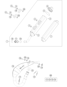 Exhaust Manifold With Catalyst (KTM/HVA/GG)