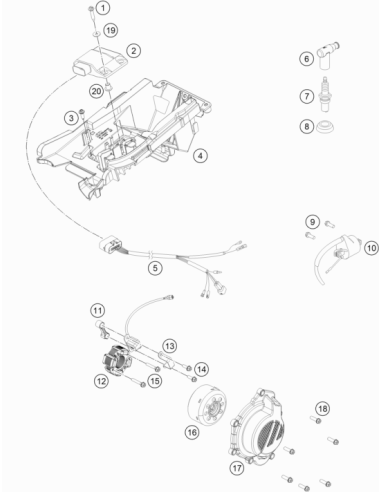 CDI Control Unit 150sx (KTM/HVA/GG)