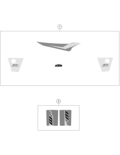 Sticker 85 SX 214x161 (KTM/HVA/GG) St:70 2
