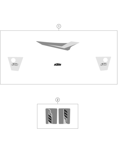 Sticker 85 SX 214x161 (KTM/HVA/GG) St:70