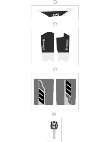 Sticker 85 SX 214x161 (KTM/HVA/GG) St:70