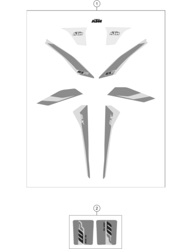 Sticker SET 65 SX 171x145 (WP)
