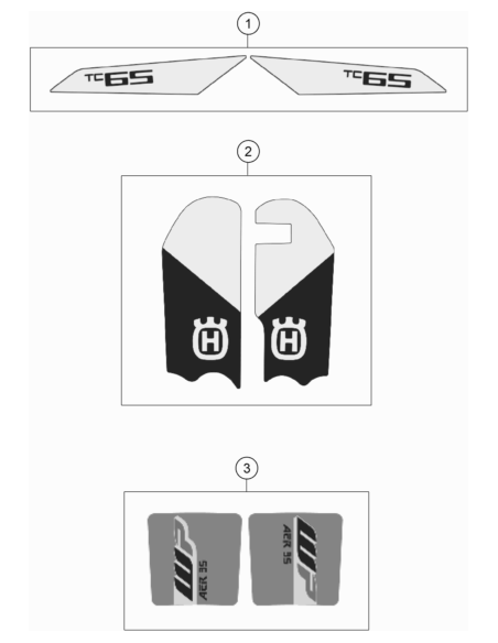 Sticker SET 65 SX 171x145 (WP)