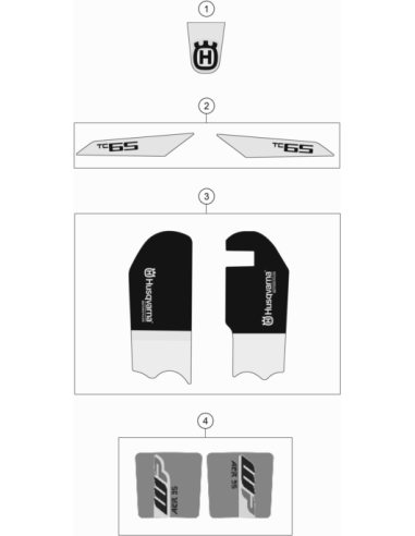 Sticker SET 65 SX 171x145 (WP)