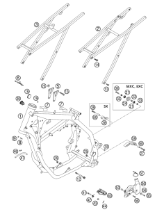 Chain Roll D=30mm 125-380 '99 (KTM/HVA/GG) 2