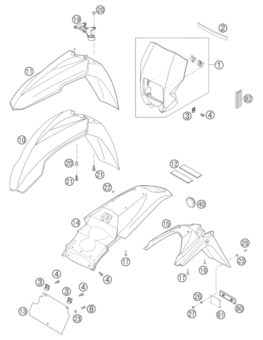 Plastic CAP Sfl10 (KTM/HVA/GG)
