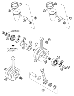 Needle Bearing KBK 18x22x20 (KTM/HVA/GG)