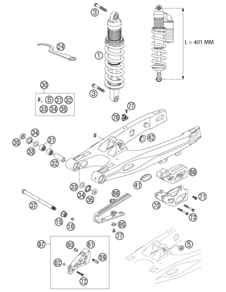 Stop Disk 22,2x31,7x1 (KTM/HVA/GG) St:70