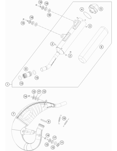 Range Change Metal NUT M8 (KTM/HVA/GG)