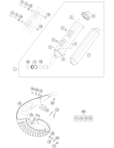 Range Change Metal NUT M8 (KTM/HVA/GG)