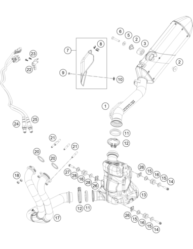 Range Change Metal NUT M8 (KTM/HVA/GG)