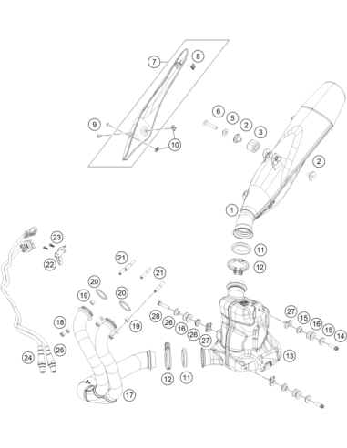 Range Change Metal NUT M8 (KTM/HVA/GG)