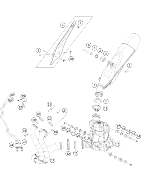 Range Change Metal NUT M8 (KTM/HVA/GG)