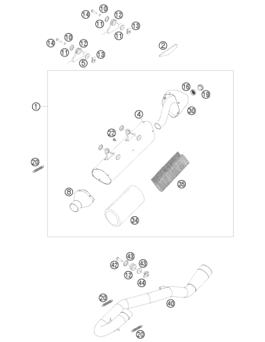 Range Change Metal NUT M8 (KTM/HVA/GG)