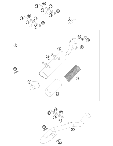 Range Change Metal NUT M8 (KTM/HVA/GG)
