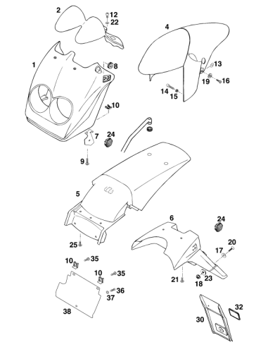 Tuerca Para Chapa M6 SS (KTM/HVA/GG)