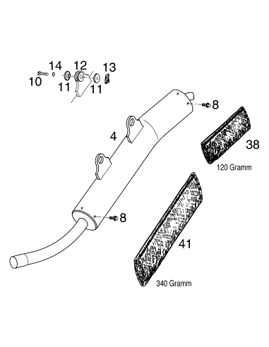 Tuerca Para Chapa M6 SS (KTM/HVA/GG)