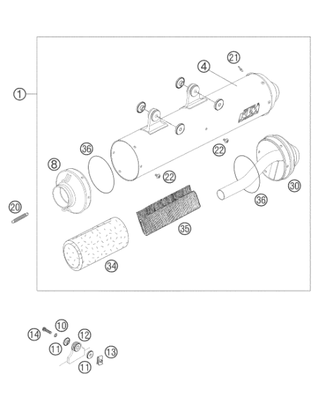 Tuerca Para Chapa M6 SS (KTM/HVA/GG)