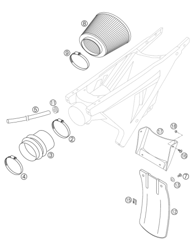 Tuerca Para Chapa M6 SS (KTM/HVA/GG)