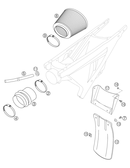 Tuerca Para Chapa M6 SS (KTM/HVA/GG)