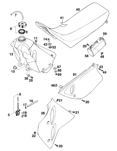 Tuerca Para Chapa M6 SS (KTM/HVA/GG)