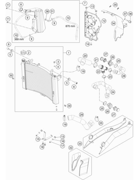 Range Change Metal NUT M5 (KTM/HVA/GG)