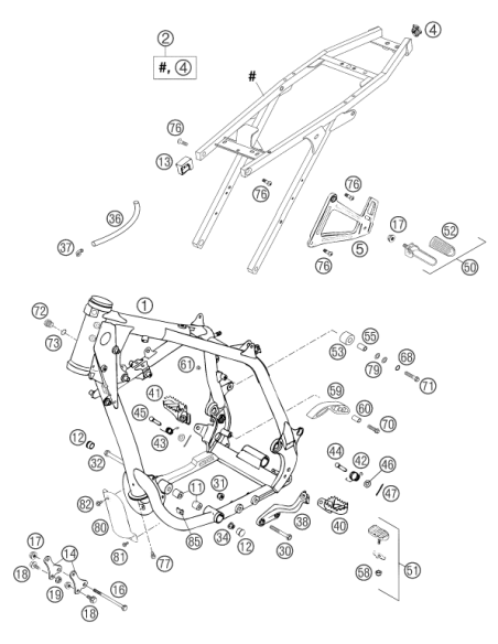 Range Change Metal NUT M5 (KTM/HVA/GG)