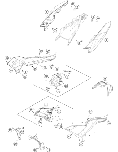 Range Change Metal NUT M5 Inox (KTM/HVA/GG)