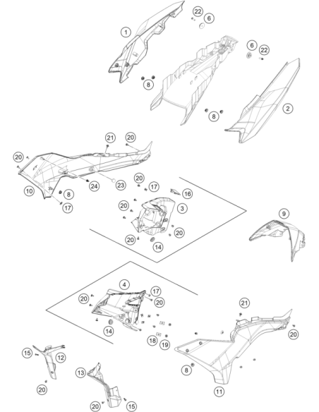 Range Change Metal NUT M5 Inox (KTM/HVA/GG)