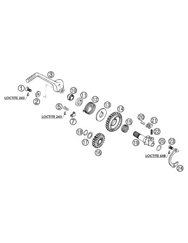 Stop Disk 17,2x25x1 (KTM/HVA/GG)